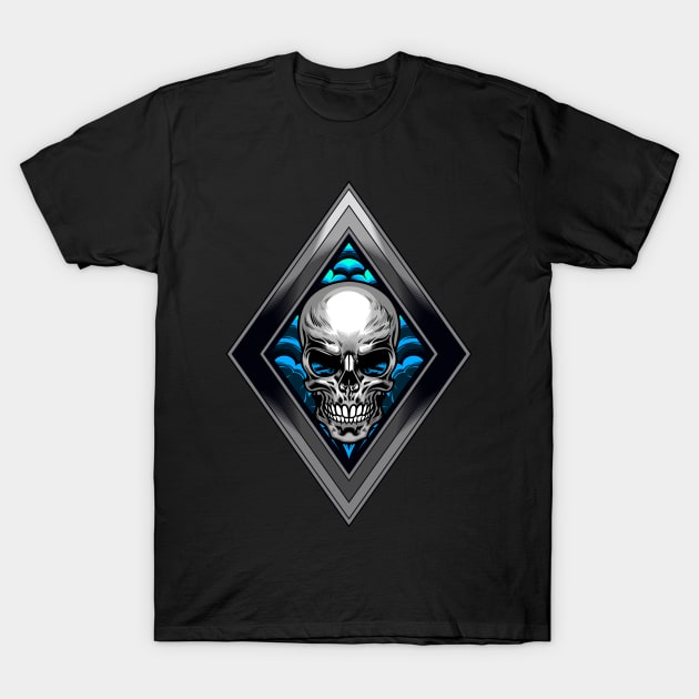 Diamond Skull T-Shirt by FB Designz